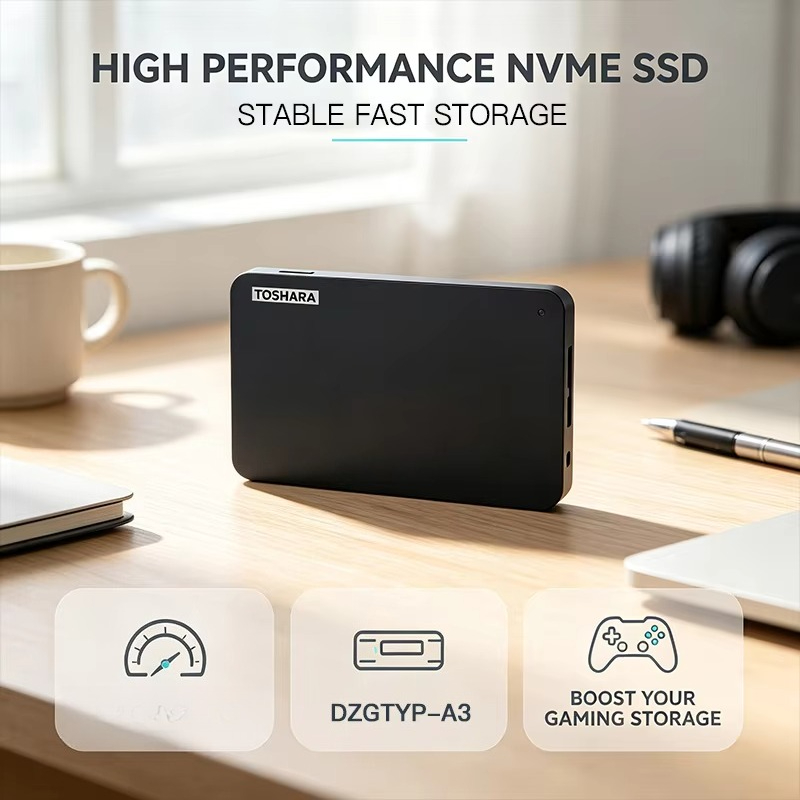 TOSHARA A3 Portable SSD  4TB 2 - огляд і ціна Ssd 500Gb