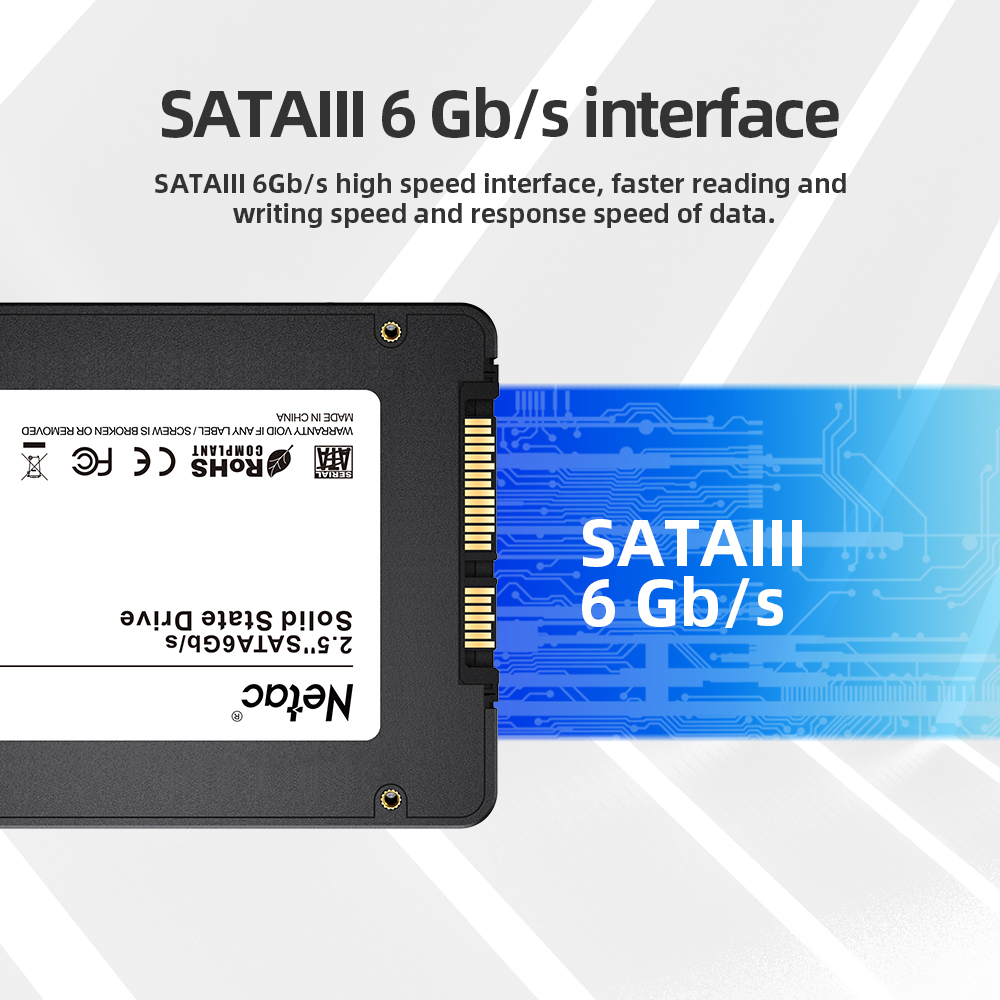 Netac SATA3 SSD 2.5‘‘ 2tb 1tb  - огляд і ціна Ssd 500Gb