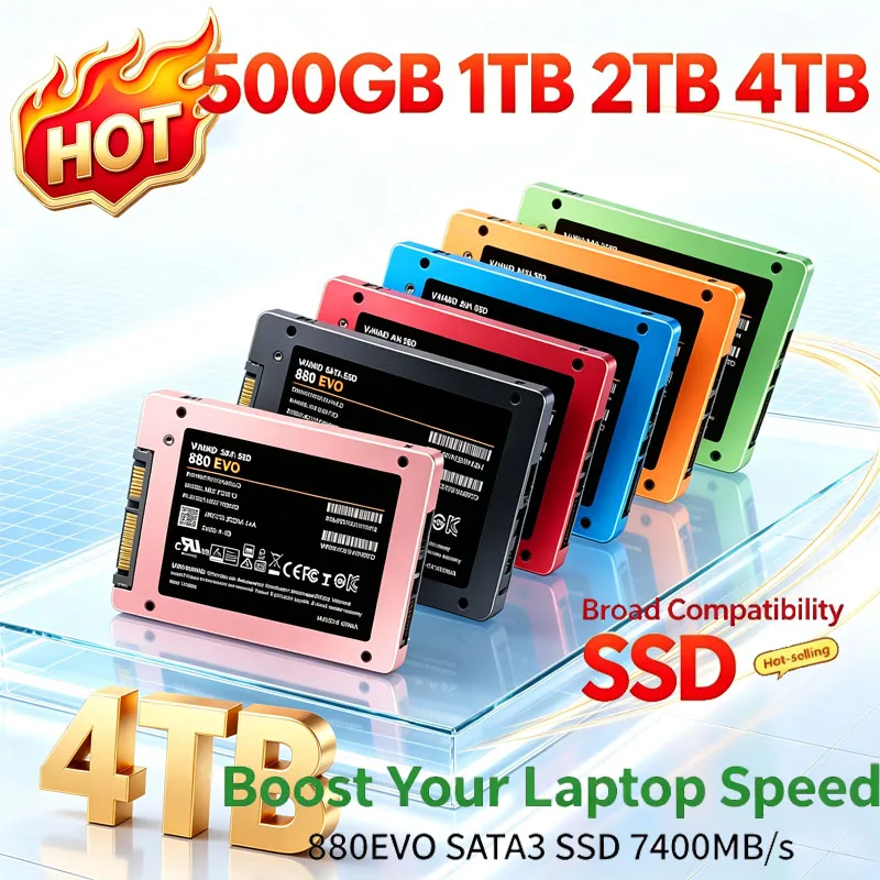 1TB 2TB 4TB 13-Color SATA3 2.5 - огляд і ціна Ssd 1Tb