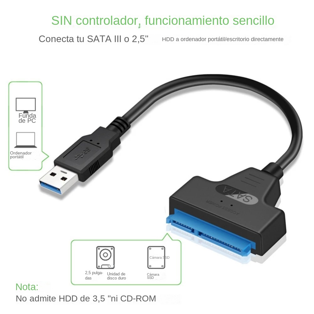 USB 3.0 SATA 3 Cable Sata To U - огляд і ціна External Ssd